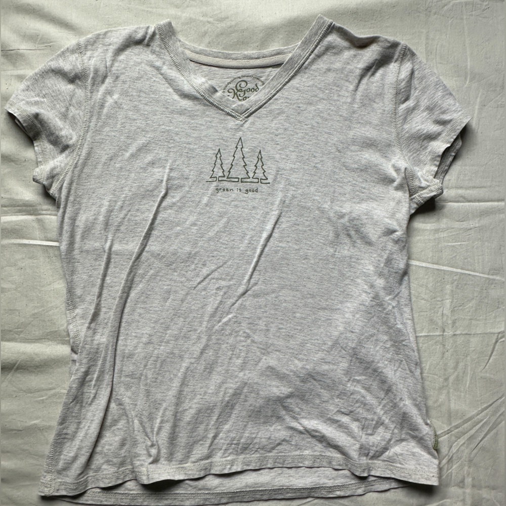 Life Is Good, “Green Is Good” T-Shirt size S